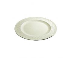 zuperzozial Grande Assiette en Nylon Blanc martelÃ©