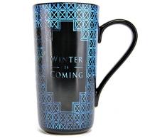 Game of Thrones Tasse Lait, cÃ©ramique, Noir Bleu, One Size