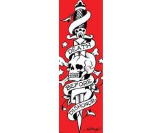1art1 40753 Poster de Porte Ed Hardy Mourir Avant Le Deshonneur 158 X 53 cm