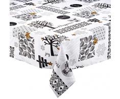 CALITEX S957708371B Nappe Gloriane, Gris, 150 x 350 cm