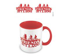 Stranger Things MGC25252 ((Friends Dont Lie) Red Coloured Inner Mug, Multicolore