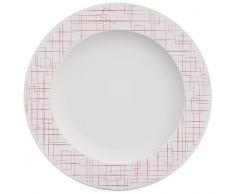 Ornamin Assiette Plate Ã 22 cm Papyrus Rouge MÃ©lamine (ModÃ¨le 1203) / assiette Ã dessert, assiette Ã petit-dÃ©jeuner