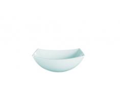 Luminarc 9204743 Saladier Quadrato, Verre, Blanc, 16,5 x 16,5 x 5,7 cm