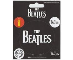 Pyramid International The Beatles (Noir) Stickers muraux en Vinyle, Papier, Multicolore, 10Â x 12.5Â x 1.3Â cm