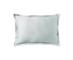Essix - Taie doreiller Triumph Line Satin de coton Galet 50 x 70 cm