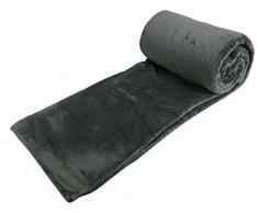 Couverture deluxe fourrure 450 - 100% polyester - OURSON - Gris U5 - 220 x 240