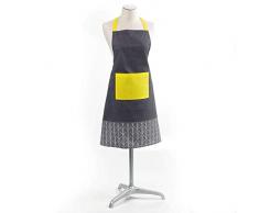 douceur dintÃ©rieur tablier + poche 60x84cm coton modern style jaune