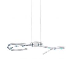 Eglo Valleare 1 Suspension Aluminium 8 W ChromÃ©