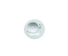Silikomart 71.209.00.0096 Moule pour Pâte à Sucre SLK109 Escargot Silicone Blanc