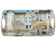 Creative Tops Petit Plateau de Service en mélaminé et Plastique Bleu Cornish Harbour