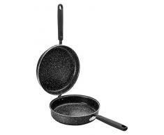 Ibili 441020 Poêle à Omelette Natura Aluminium Noir 20 cm