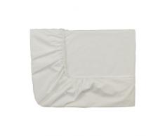 Essix - Drap Housse Royal Line Percale de Coton Meringue 180 x 200 cm