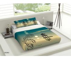 Tsuki Parure avec Housse de Couette Osoku Lit de 180 cm Zen Chillout