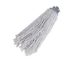 OurHouse Tête de Balai en Coton Blanc Taille Unique