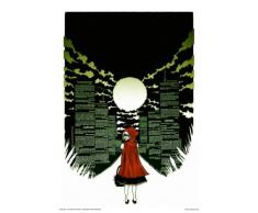 onthewall Faites Votre Chemin â Simon Walker â Open Edition Pop Art Poster Print (40 x 30 cm).