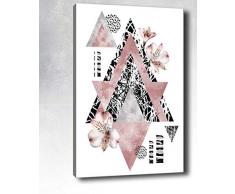 Bonamaison Peinture sur toile, multicolore, 50 x 70 cm - ConÃ§u et fabriquÃ© en Turquie