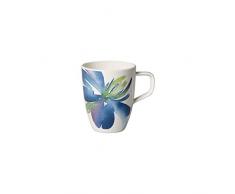 Villeroy & Boch Artesano Flower Art mug, 380 ml, Hauteur : 10,5 cm, Porcelaine Premium, Blanc/Multicolore