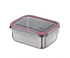 Küchenprofi Boîte à déjeuner Moyenne en Plastique avec Couvercle Rouge 14 x 18,5 x 7,5 cm