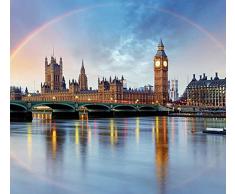 Papier Peint dÃ©co poster LONDON RAINBOW 3 x 2,70 m | DÃ©co et photo murale XXL QualitÃ© HD Scenolia