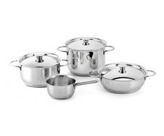 Lagostina Batterie de casseroles 7 pezzi Argent