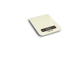 Morphy Richards Balance de Cuisine Accents Digital à écran Tactile, Acier Inoxydable, Ivoire, 0.37 x 21.8 x 17 cm