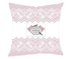 Soleil docre Garden Coussin Déhoussable en Coton 40x40 cm Garden par Coton Rose 40 x 40 cm