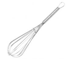 Zeller 42861 Fouet 20x4,5cm en INOX, Acier Inoxydable, Argent, 20 x 4,5 x 4,5 cm
