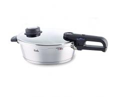 Fissler Vitavit Premium / Autocuiseur En Acier Inoxydable (4 Litres, à 26 Cm), 2 Niveaux de Cuisson, Empilable, Adapté à LInduction