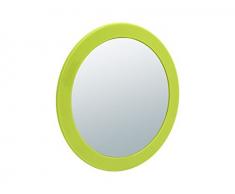 SANWOOD Nelly Miroir cosmétique, Acrylique, 15,7 x 15,7 x 2,5 cm, Résine Acrylique, Vert, 15.7 x 15.7 x 2.5 cm