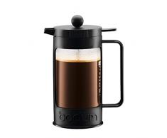 Bodum - 11376-01 - Bean - Cafetière à Piston 8 Tasses - 1 L - Noir