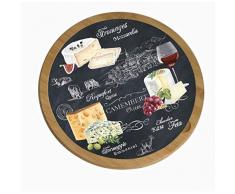 JD Diffusion 888WOCH World of Cheese Plateau Fromage Tournant Multicolore
