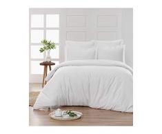 Sensei La Maison du Coton Drap Plat Uni Percale Easy Care 80 Fils/cm² Sensei Soft