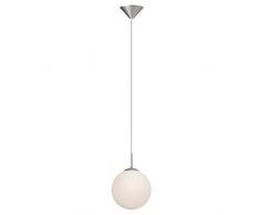 Brilliant AG 93275/05 Suspension fil, Métal, E27, 60 W, Argent/Blanc