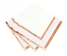 Talking Tables FÃªte Rose Gold | Serviette DÃ©co Table | Parfait pour Enterrement de Vie de Jeune Fille, FianÃ§ailles, NoÃ«l, Mariage et DÃ©coration Anniversaire | Papier, Lot de 16, Multicolor