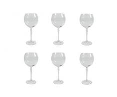 Galileo Casa 2196365 Lot de 6 verres Ã vin (1403) 460 ml, cristal