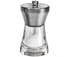 Cole & Mason Moulin à sel Chester, Acier Inoxydable, INOX, 5,5 x 5,5 x 110 cm