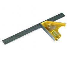 Stanley 2 46 028 Équerre combinée Moulé sous pression 30 cm (Import Grande Bretagne)