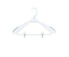 Rayen 2158 cintres, ABS, Blanc, 20x34x3 cm