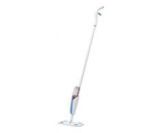 AmazonBasics Balai vaporisateur, lingette jetable, bleu et blanc