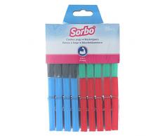 Elliott - Sorbo Pinces Ã Linge en Plastique, Plastique, Multicolore, 36 Pcs