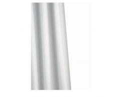 Croydex Professional Rideau de douche en tissu uni Blanc 1800 x 2000 mm