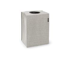 Brabantia - 1200367 - Sac à linge transportable rectangulaire 55L, Gris