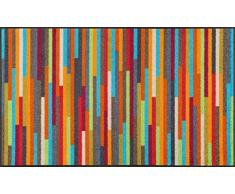 Wash + Dry Mikado Stripes Tapis, Surface en Polyamide, ColorÃ©, 80 x 150 cm