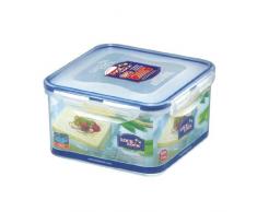 Lock&Lock 2059065 Boîte hermétique PP Classic carré mit Serviereinsatz 1,2l, Plastique, Transparent