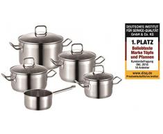 Schulte-Ufer Set1003 Profi-Star Batterie de Cuisine 5 Pièces