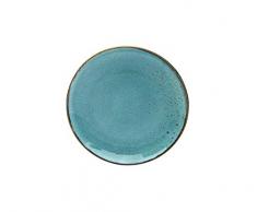 Creatable 22042 Nature Collection Water Lot de 6 Assiettes Ã Dessert GrÃ¨s 21 cm, Couleur Eau