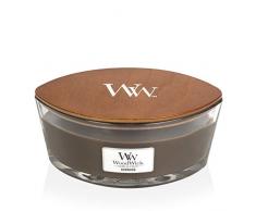 WoodWick Ellipse bougie parfumÃ©e avec mÃ¨che qui crÃ©pite, MÃ»re Ã©picÃ©e, Temps de combustion jusquÃ 50 heures