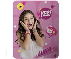 CTI - Disney - Plaid Soy Luna Cool Polyester Rose 140 x 110 cm