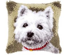 Kit coussin au point nouÃ© Westie