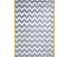 Art For Kids TAP36M Tapis, 100% polypropylène (Laine Synthetique) Label Oeko-TEX 100 / Confidence in Textiles, Bleu, Vert, Gris, 80 x 150 cm